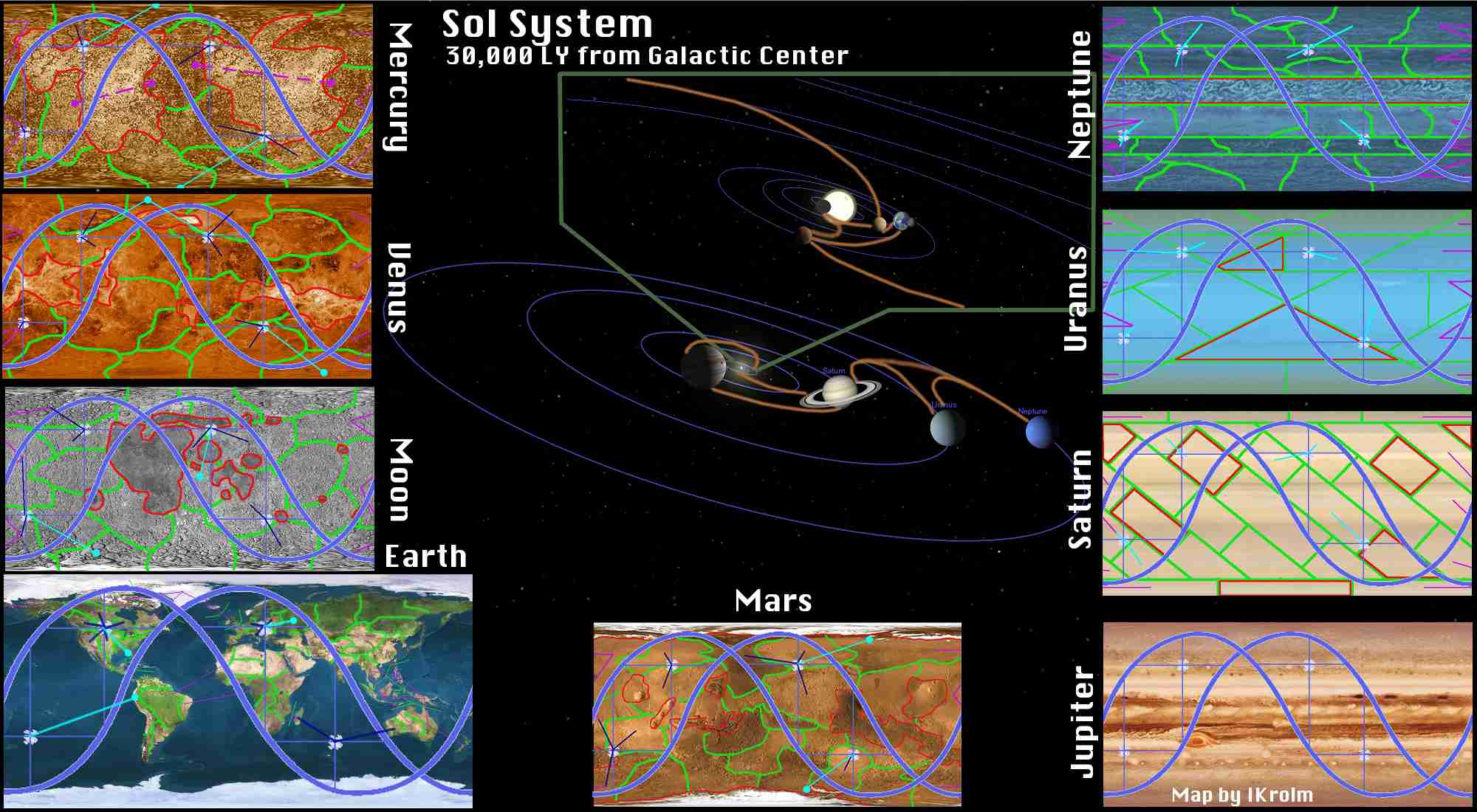 the map
